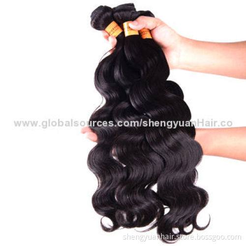 Grade 5A Tangle-free No Shedding 100% Brazilian Virgin Remy Human Hair Body Wave Weaves